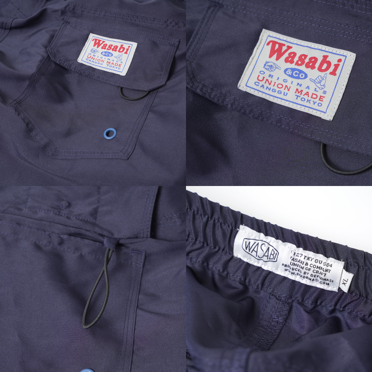 WASABI / TRUNKS サーフトランクス ボードショーツ 4カラー
